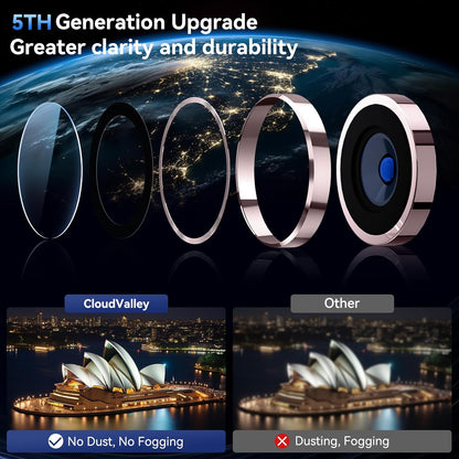 Camera Lens Protector Alloy Frame for iPhone 15