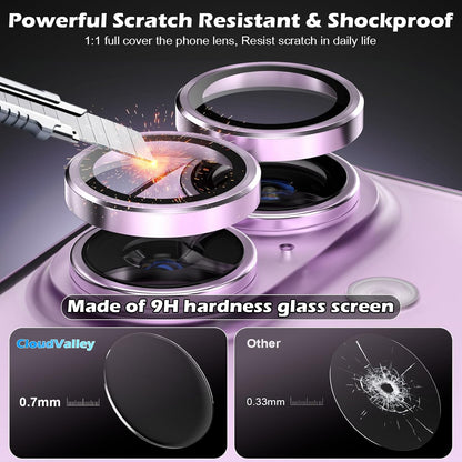 Camera Lens Protector Alloy Frame for iPhone 17