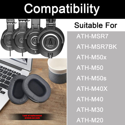Replacement Earpads for Audio Technica M50X