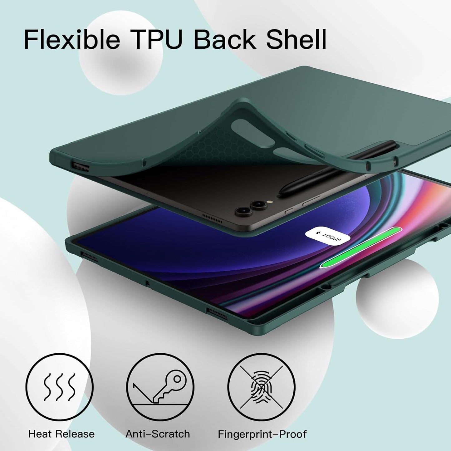 Slim Flip Case Cover for Samsung Galaxy Tab S10 Plus