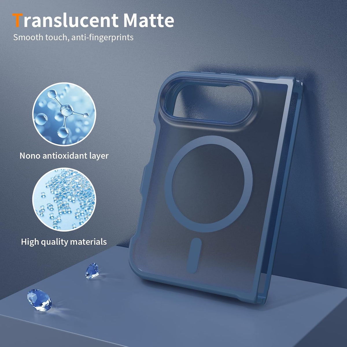 Matte Magsafe Compatible Case for iPhone Duo