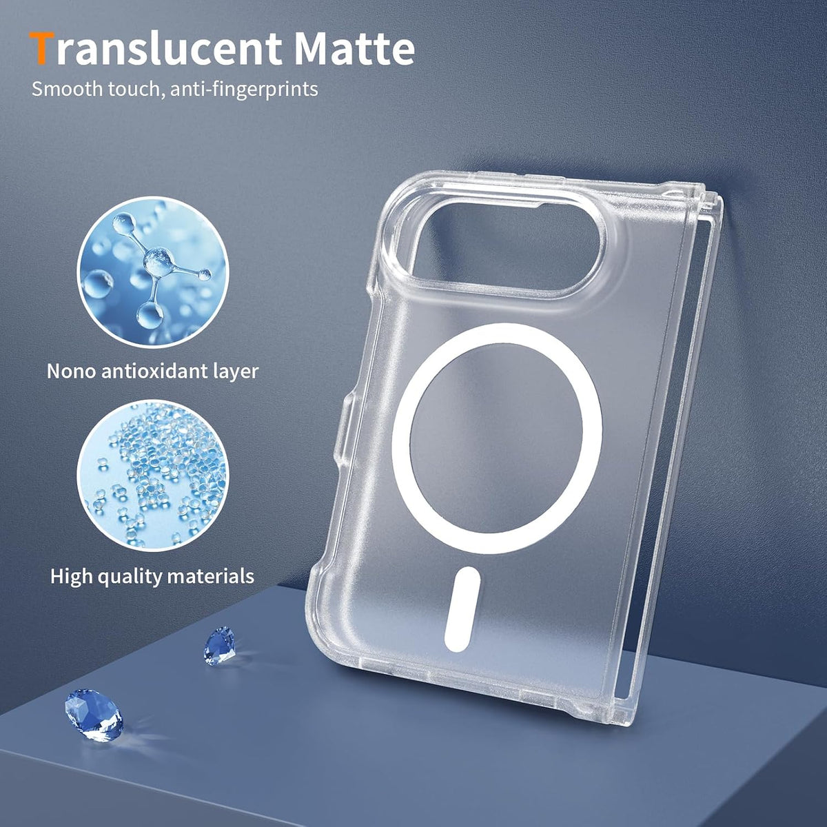 Matte Magsafe Compatible Case for iPhone Duo
