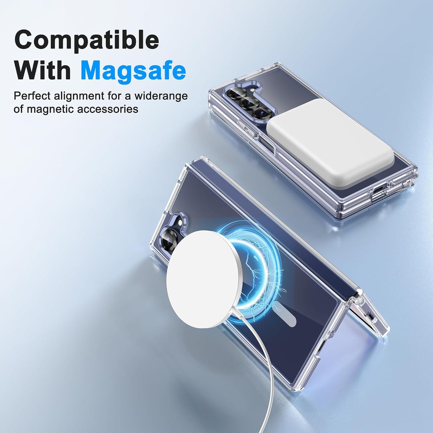 Clear Thin Magsafe Compatible Case for Samsung Galaxy Z Fold 8 Ultra