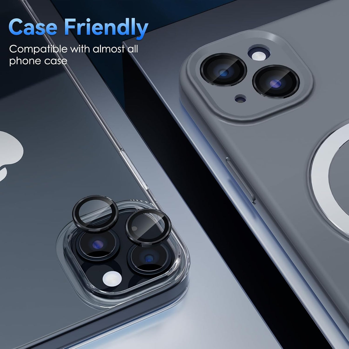 Camera Lens Protector Alloy Frame for iPhone 15