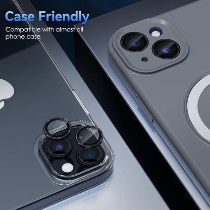 Camera Lens Protector Alloy Frame for iPhone 15