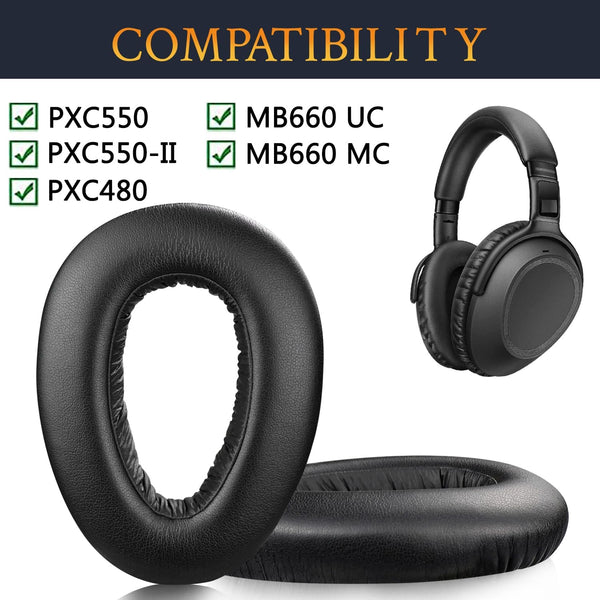 Replacement Ear Pads for Sennheiser PXC550