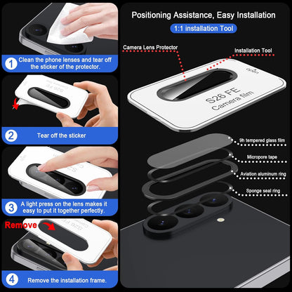 Camera Lens Protector Alloy Frame for Samsung Galaxy S26 FE