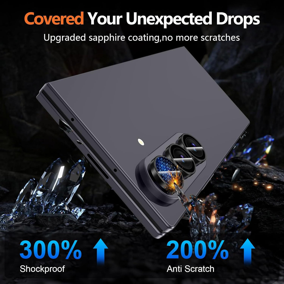 Camera Lens Protector Alloy Frame for Z Fold 8 Ultra