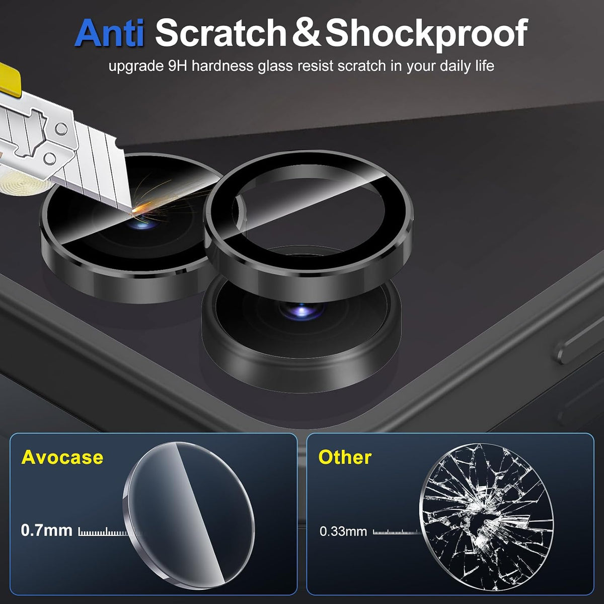 Camera Lens Protector Alloy Frame for Z Flip 7