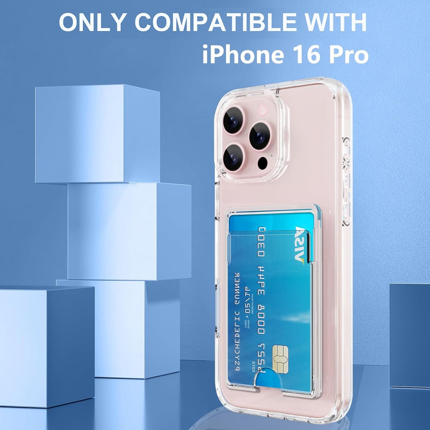 Clear Card case for iPhone 16 Pro
