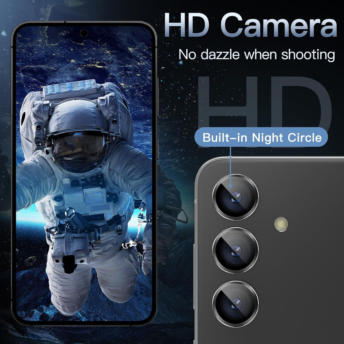 Camera Lens Protector Alloy Frame for Samsung Galaxy S24
