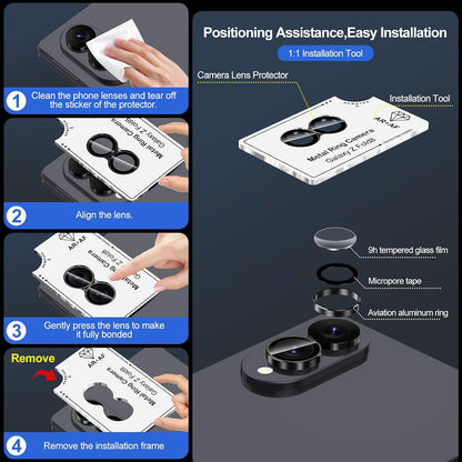 Camera Lens Protector Alloy Frame for Z Fold 8
