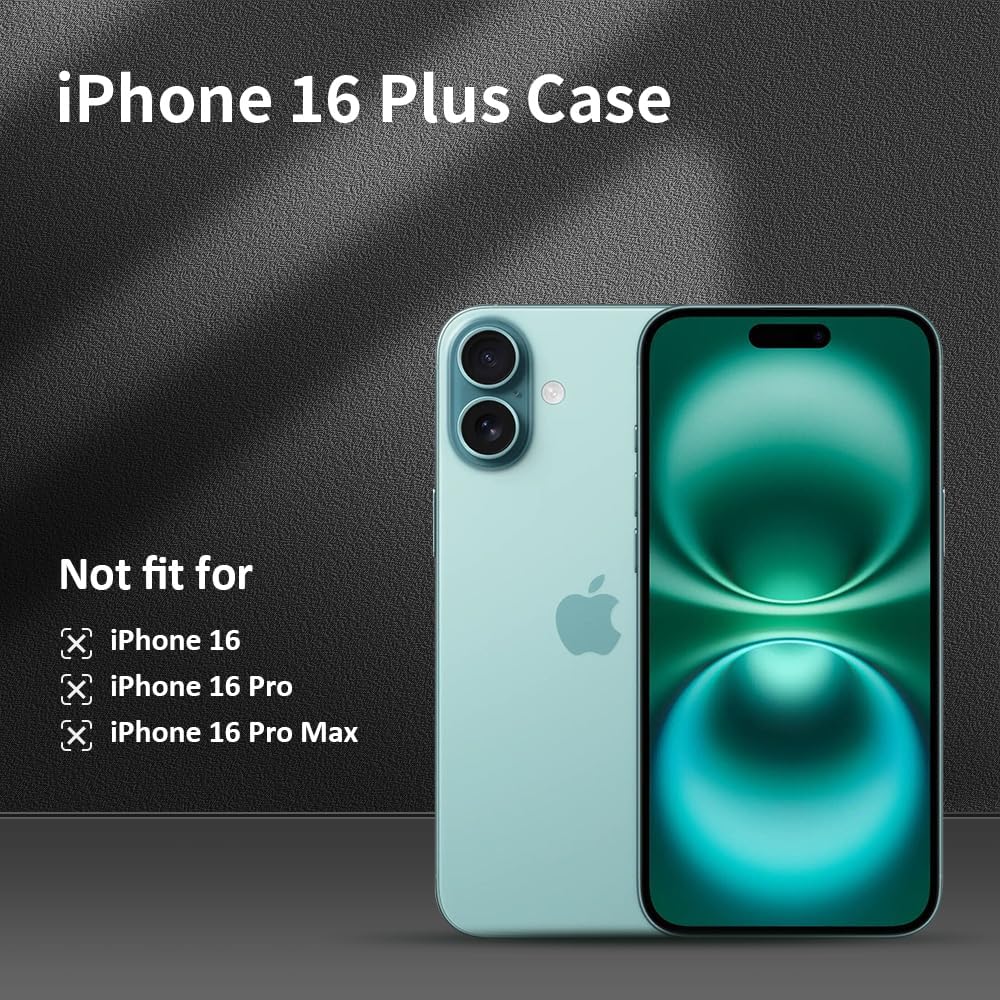 Clear Thin Case for iPhone 16 Plus