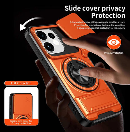 Magsafe Compatible Tough Ring Stand Case for Oppo Reno 16 Pro
