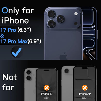 Camera Lens Protector Alloy Frame for iPhone 17 Pro Max