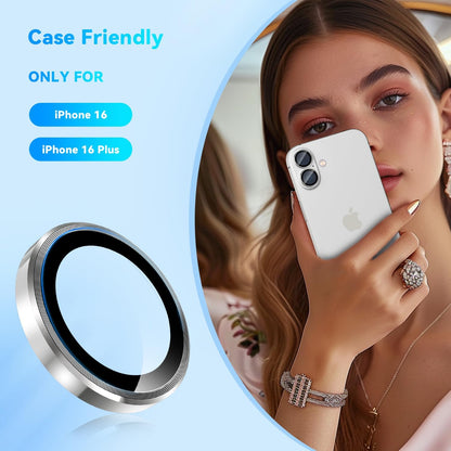 Camera Lens Protector Alloy Frame for iPhone 16