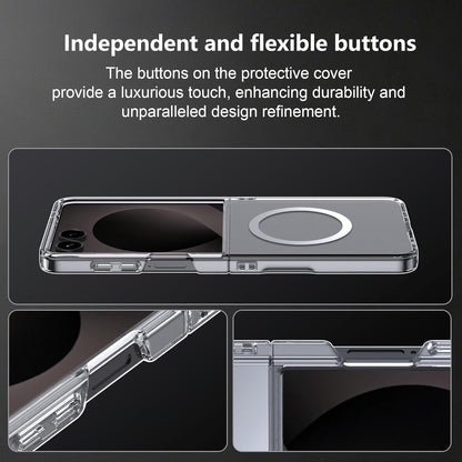 Clear Thin Magsafe Compatible Case for Samsung Galaxy Z Flip 8