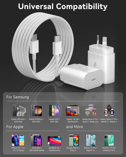 iPhone 15 Fast Charger 25W