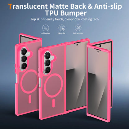 Magsafe Compatible Matte Case for Samsung Galaxy Z Fold 7