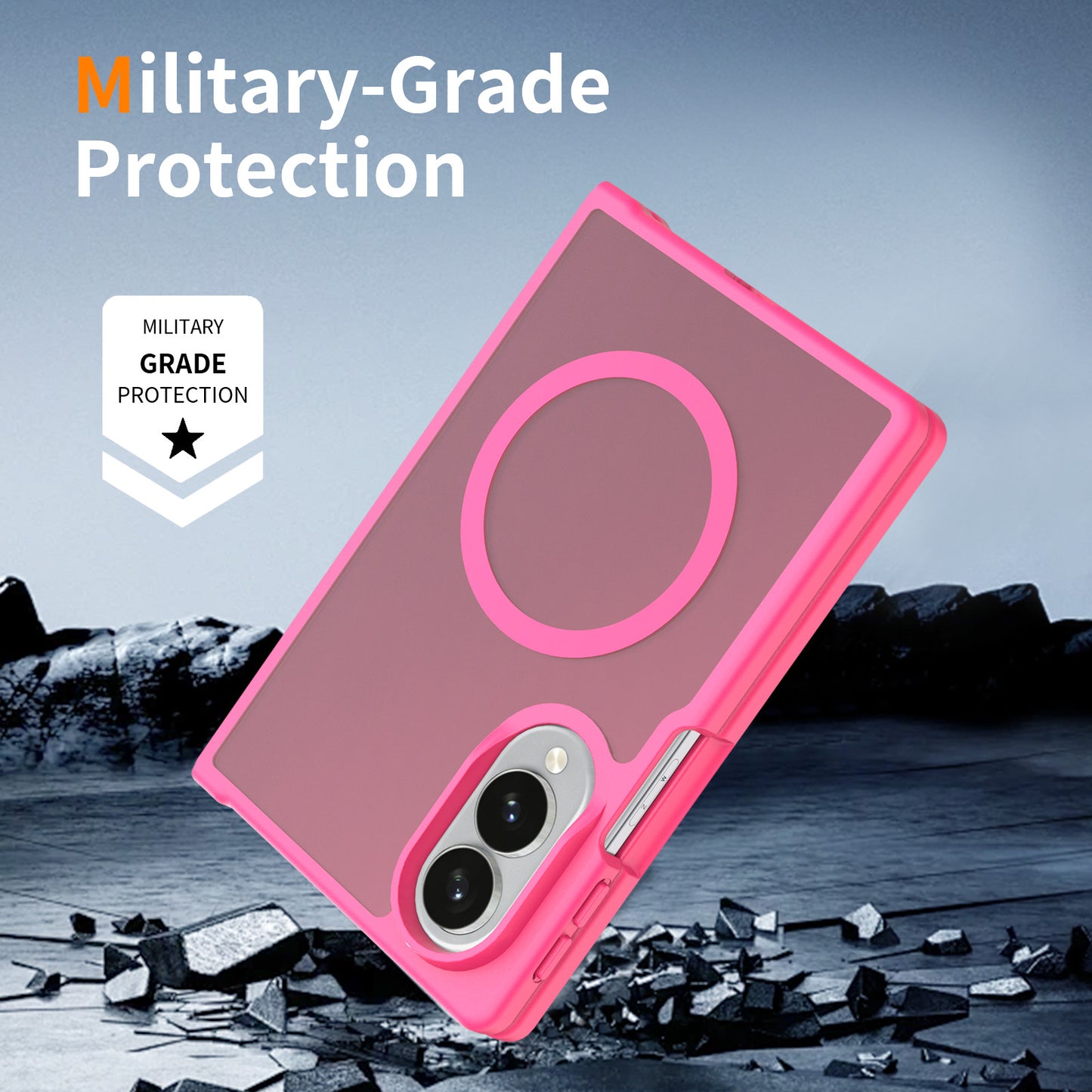 Magsafe Compatible Matte Case for Samsung Galaxy Z Fold 8