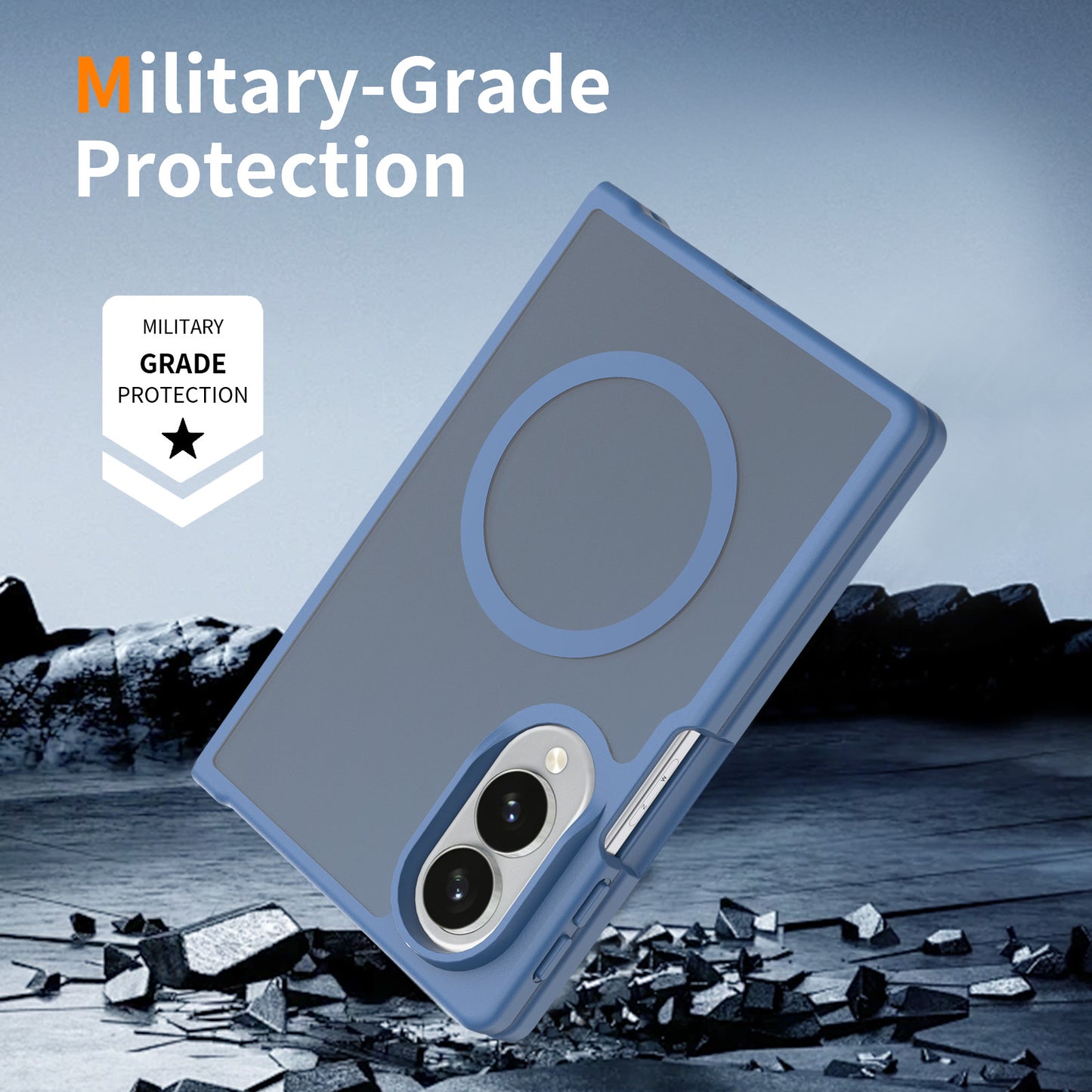 Magsafe Compatible Matte Case for Samsung Galaxy Z Fold 8