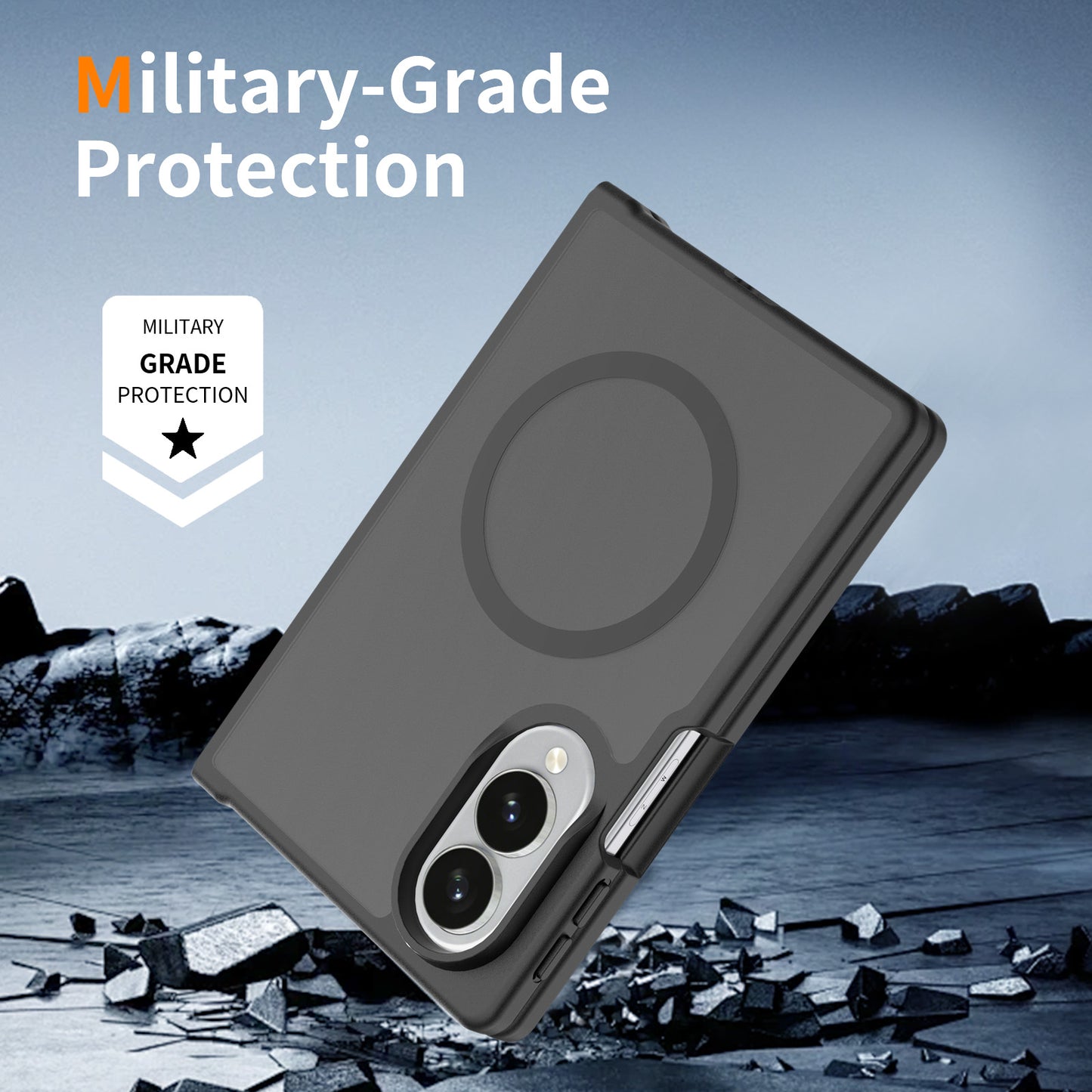 Magsafe Compatible Matte Case for Samsung Galaxy Z Fold 8