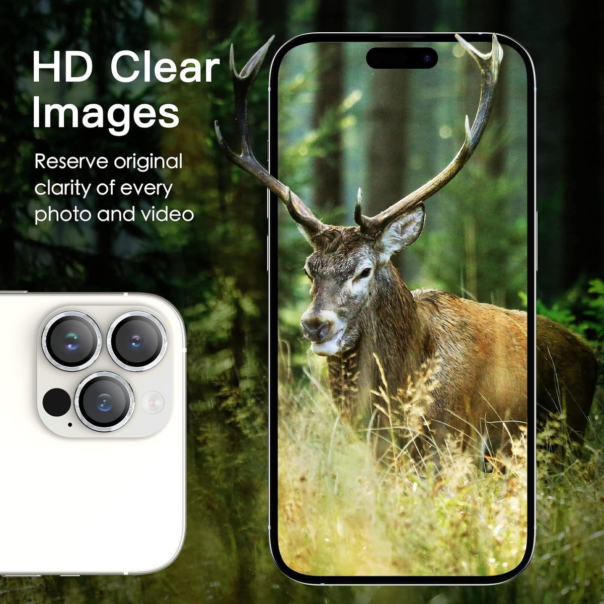 Camera Lens Protector Alloy Frame for iPhone 14 Pro