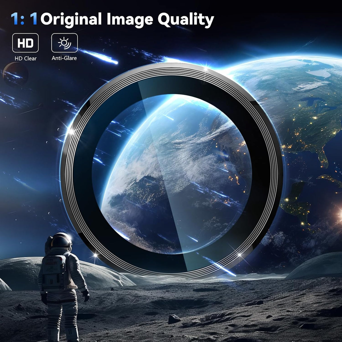 Camera Lens Protector Alloy Frame for iPhone 15
