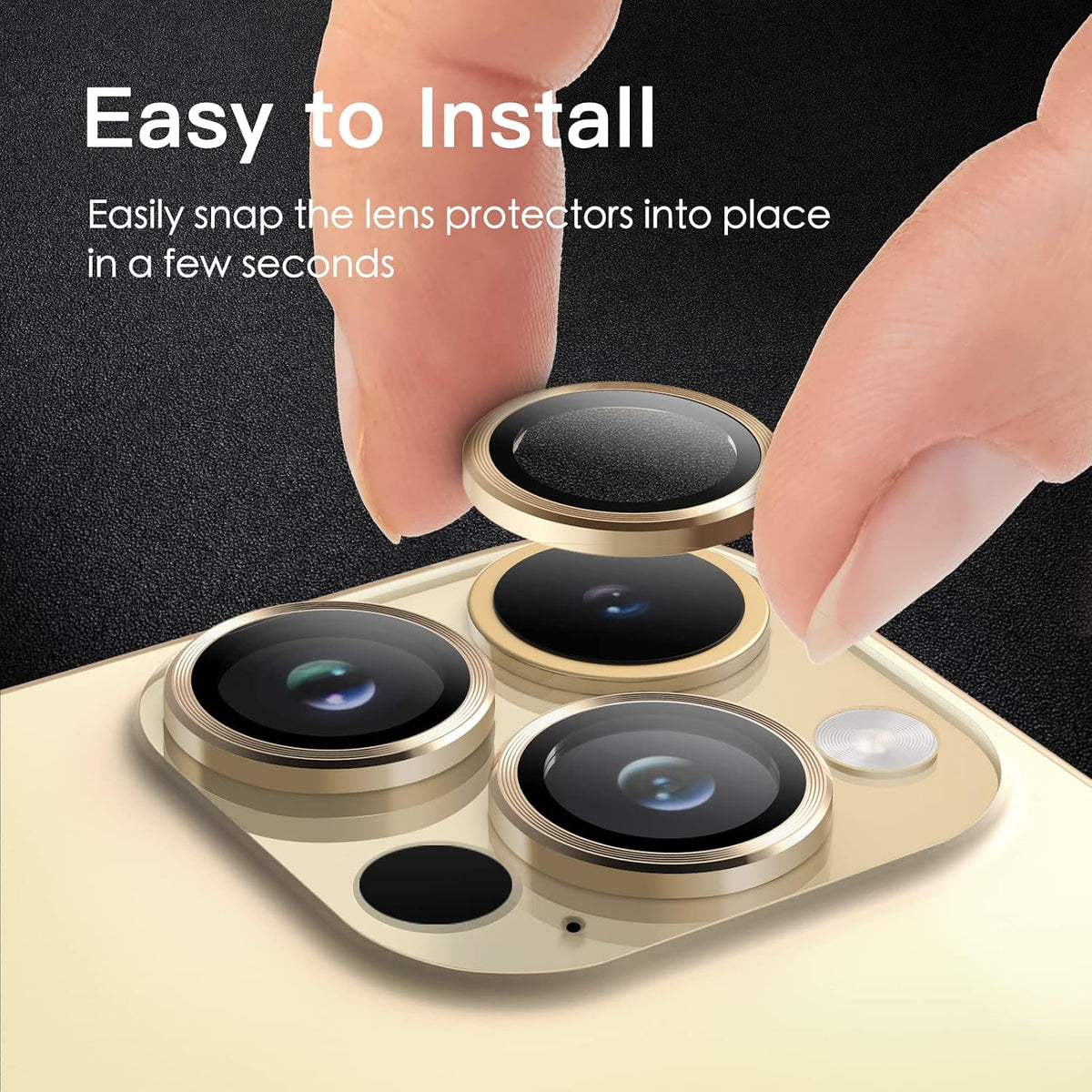 Camera Lens Protector Alloy Frame for iPhone 14 Pro