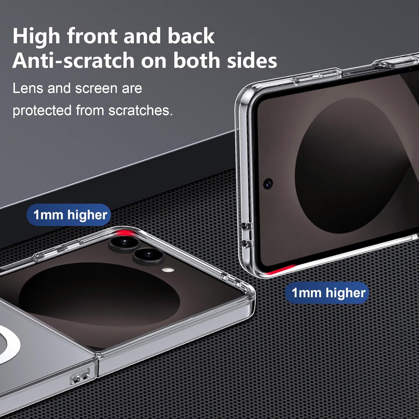 Clear Thin Magsafe Compatible Case for Samsung Galaxy Z Flip 8