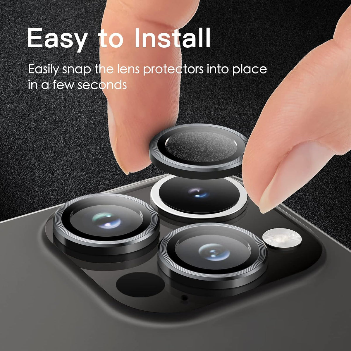 Camera Lens Protector Alloy Frame for iPhone 14 Pro