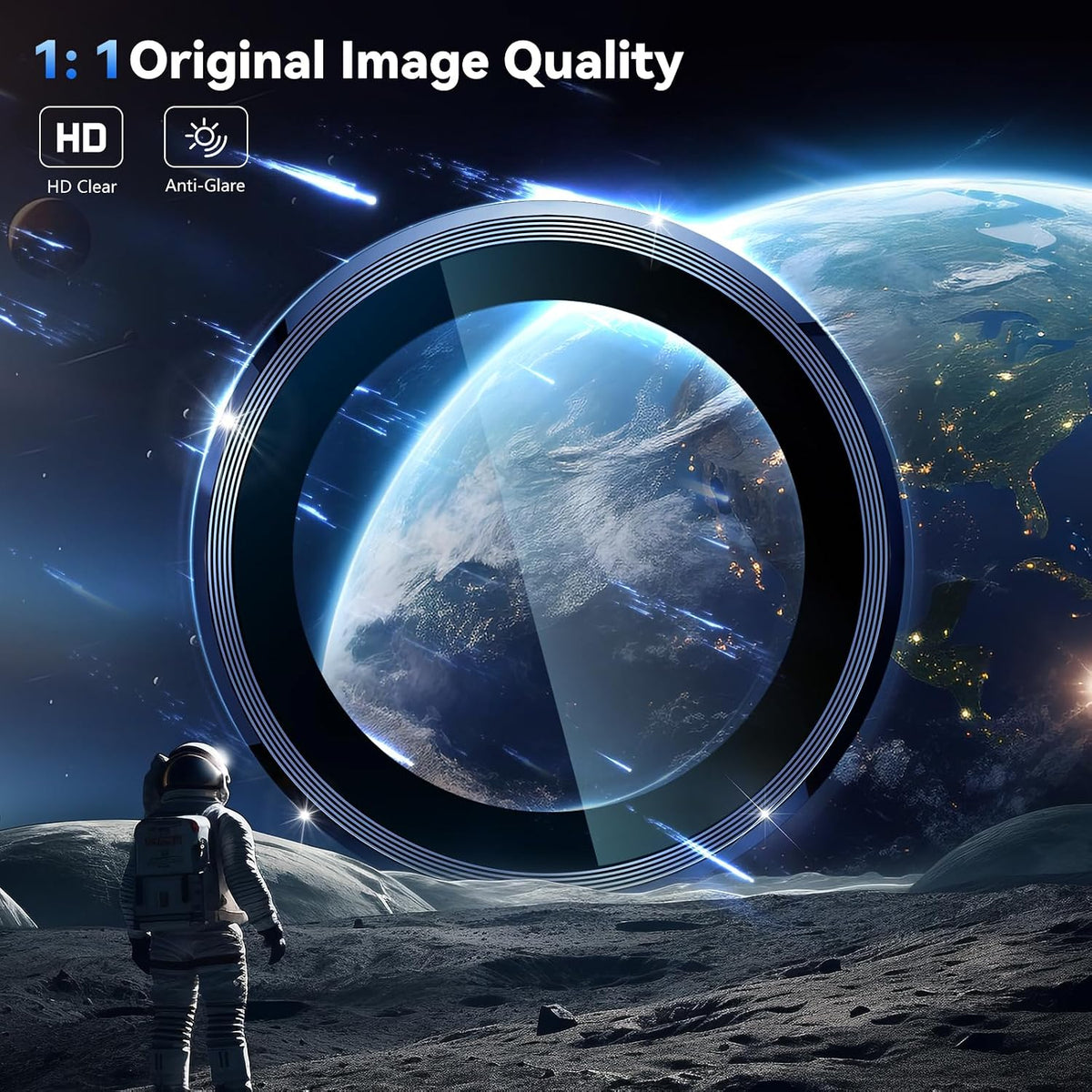 Camera Lens Protector Alloy Frame for iPhone 15 Pro