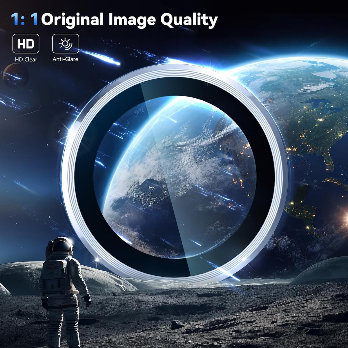Camera Lens Protector Alloy Frame for iPhone 15