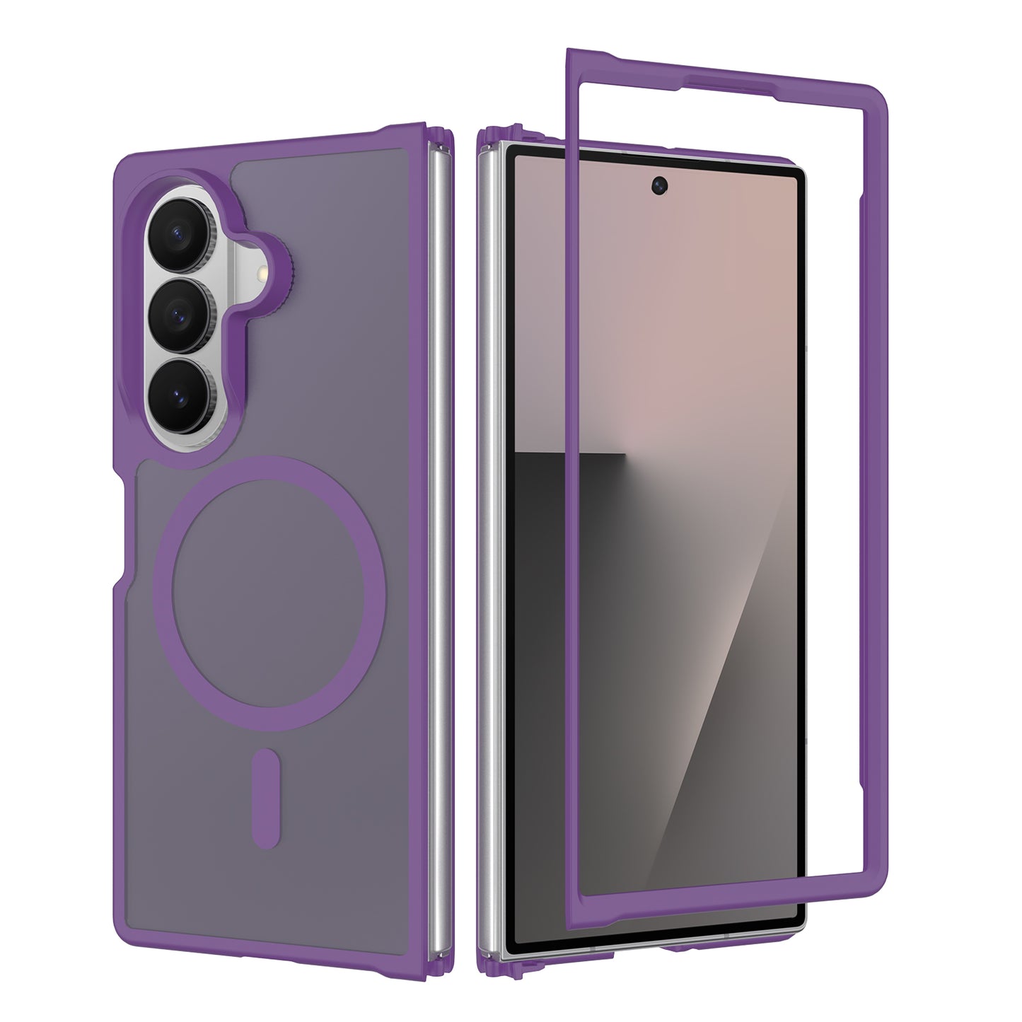 Magsafe Compatible Matte Case for Samsung Galaxy Z Fold 7