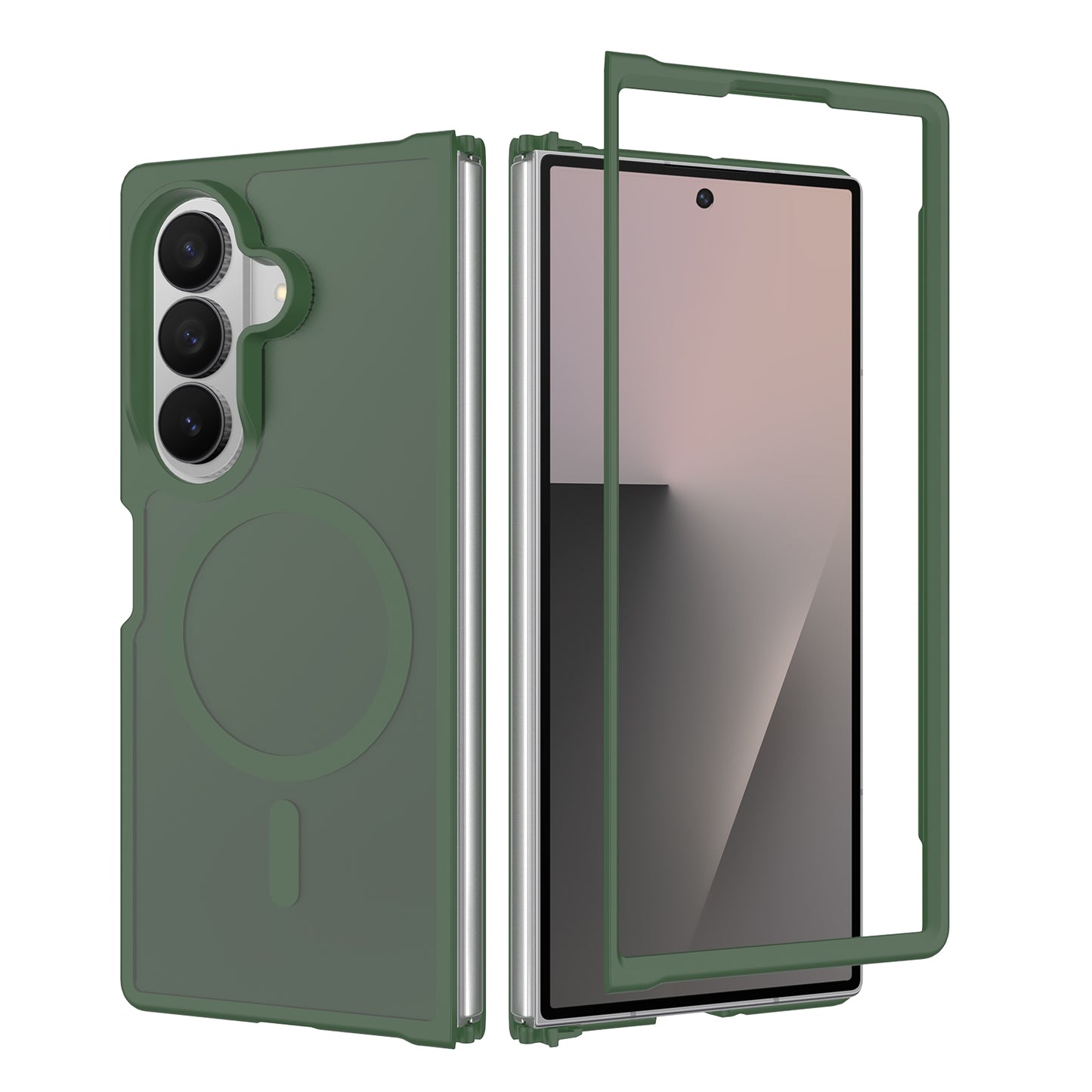 Magsafe Compatible Matte Case for Samsung Galaxy Z Fold 7