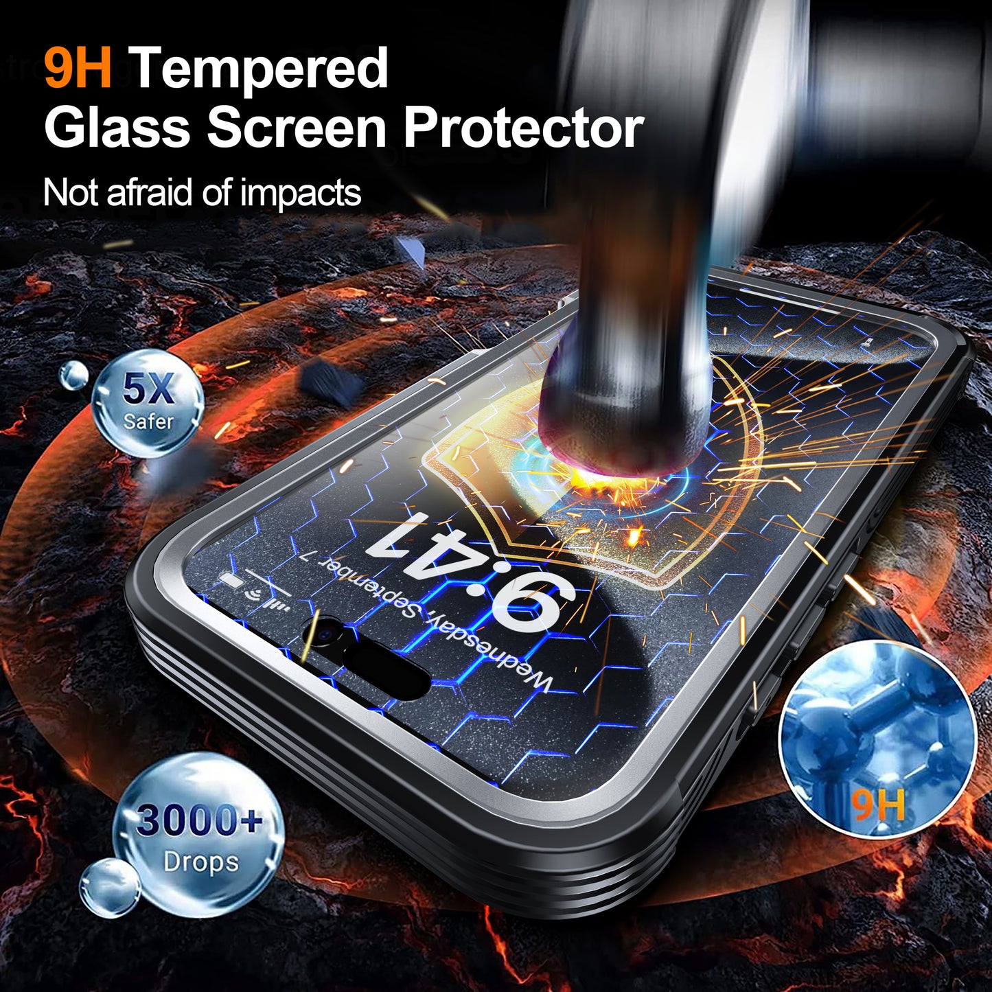 Heavy Duty 360 Case for iPhone 16 Pro Max