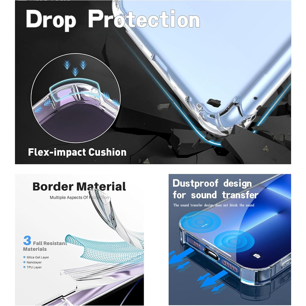 Clear Bumper Case for Samsung Galaxy A06 5G