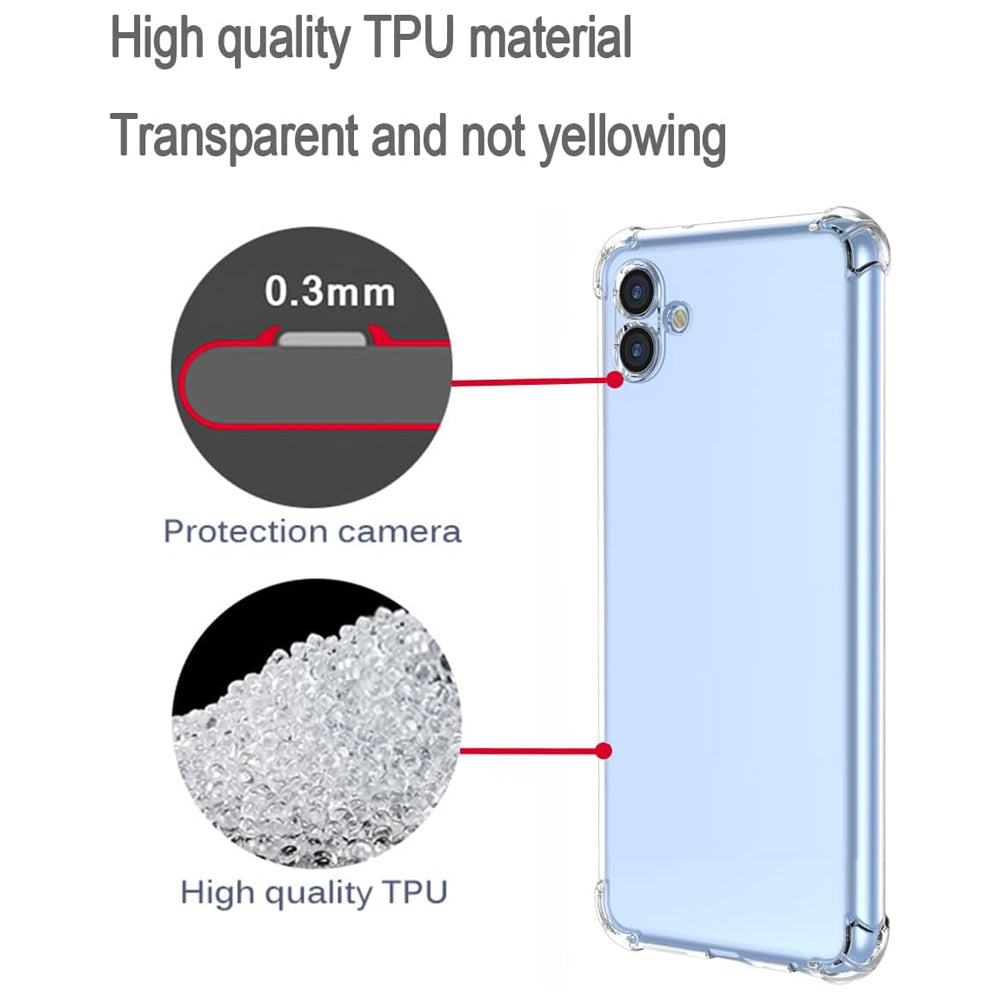 Clear Bumper Case for Samsung Galaxy A06 5G