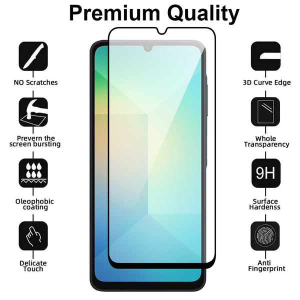 Full Cover Glass Screen Protector for Samsung Galaxy A06