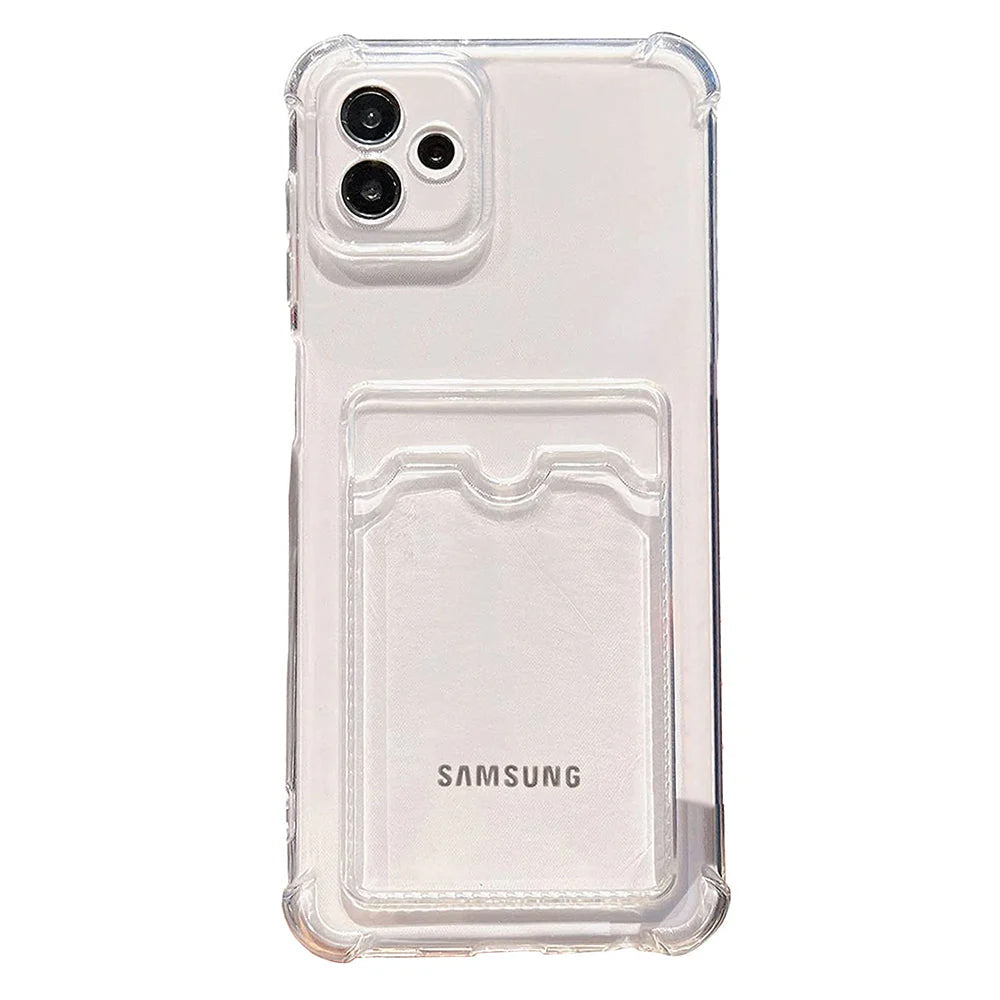 Clear Card Wallet Case for Samsung Galaxy A06