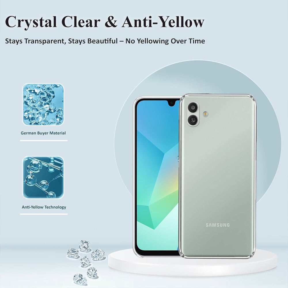 Clear Gel Case for Samsung Galaxy A06 4G