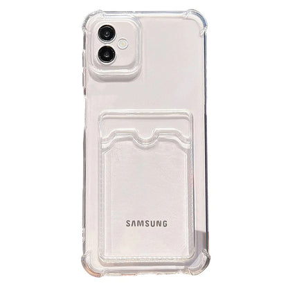 Clear Card Wallet Case for Samsung Galaxy A07