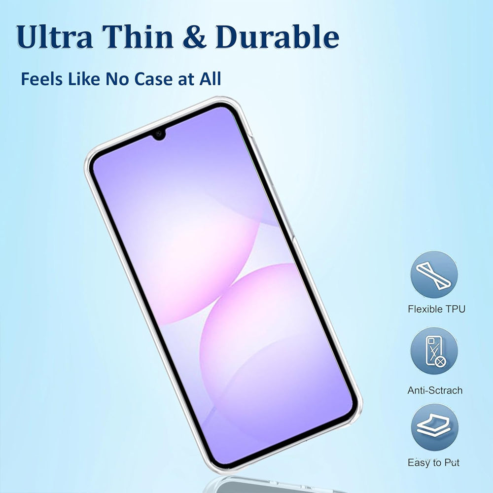 Clear Gel Case for Samsung Galaxy A07