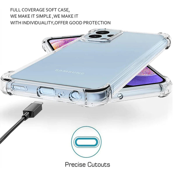 Bumper Hard Clear Case for Samsung Galaxy A15 5G