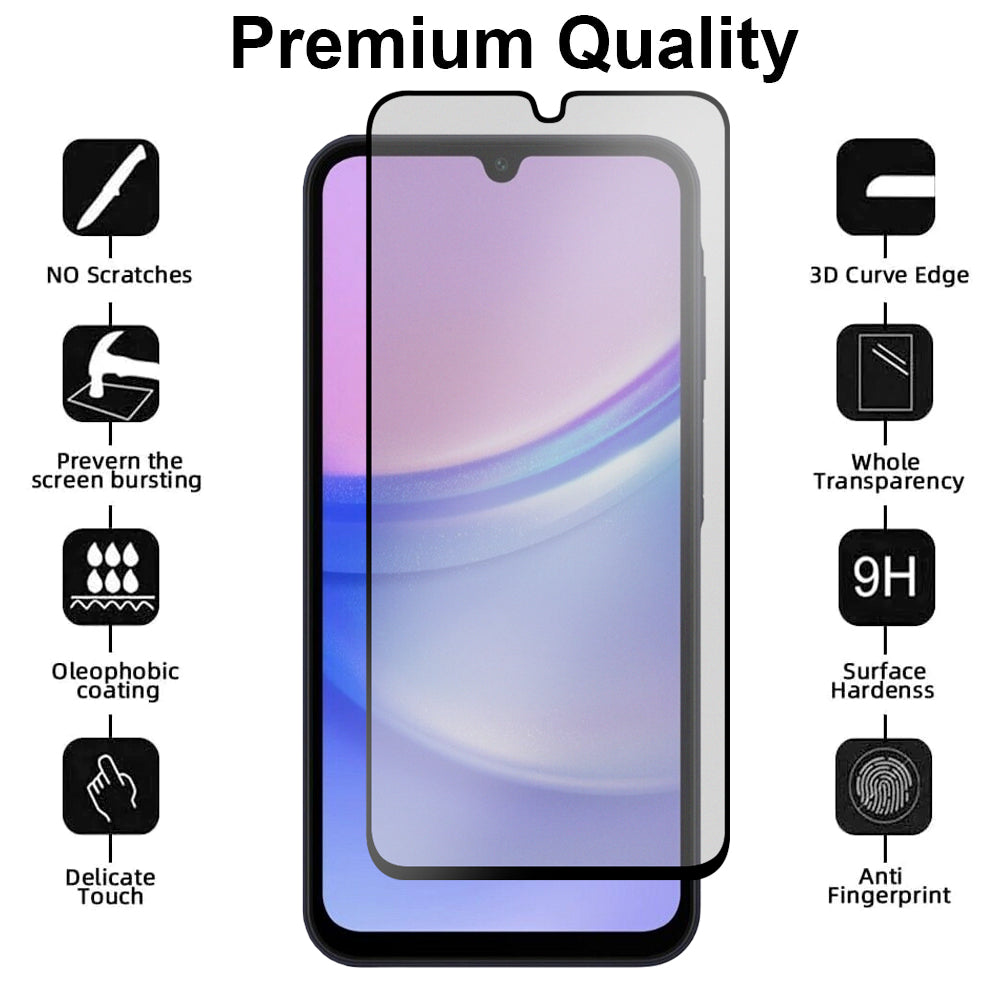 Anti-Glare Matte Glass Screen Protector for Samsung Galaxy A15 4G
