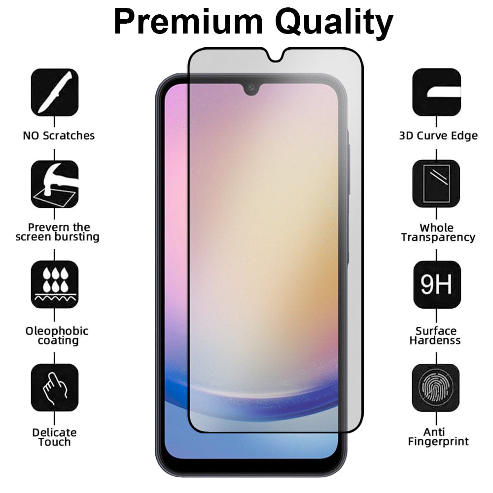 Anti-Glare Matte Glass Screen Protector for Samsung Galaxy A25 5G