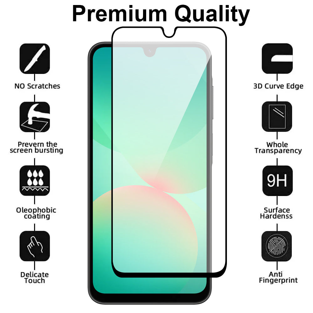 Full Cover Glass Screen Protector for Samsung Galaxy A26 5G