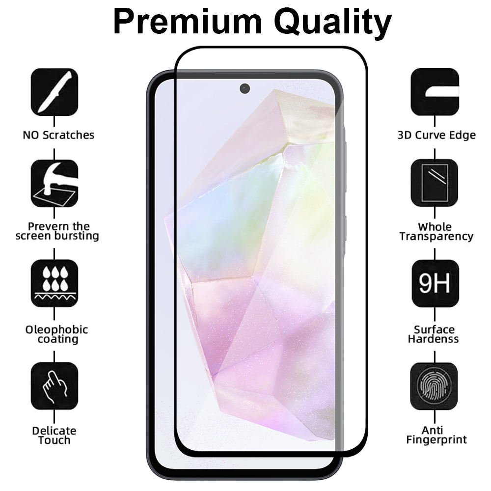 Full Cover Glass Screen Protector for Samsung Galaxy A35 5G