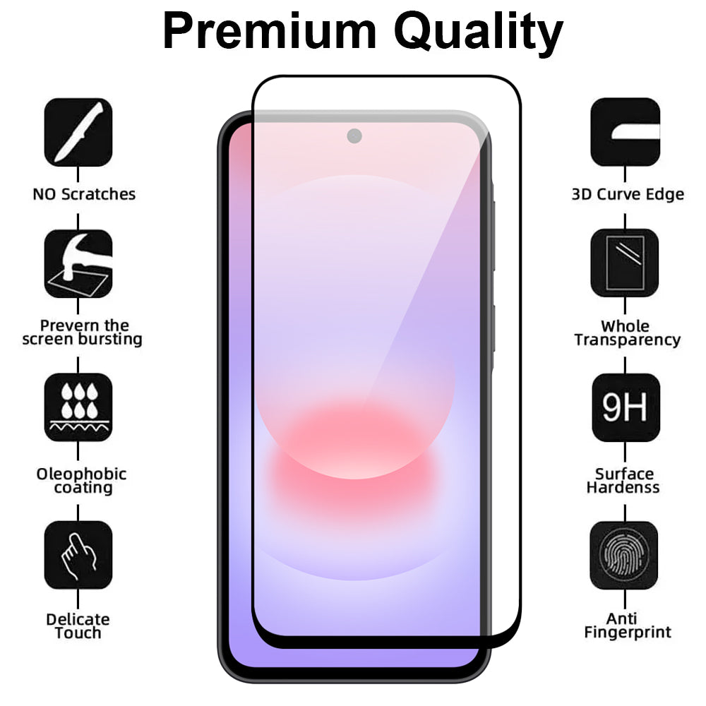 Full Cover Glass Screen Protector for Samsung Galaxy A37 5G