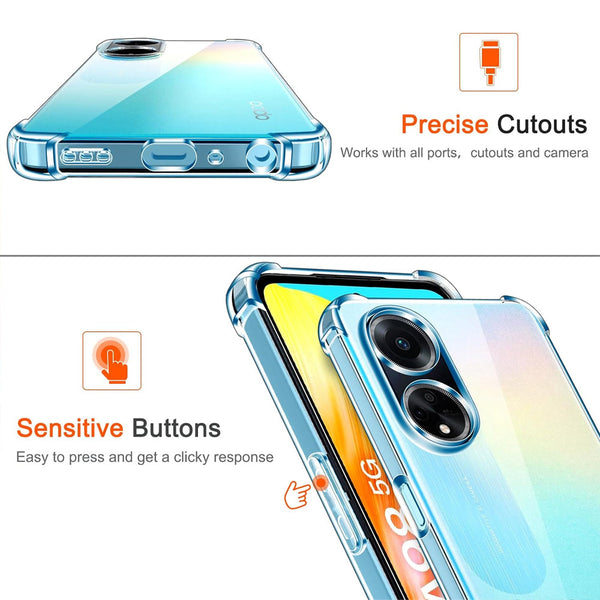 Bumper Clear Case for OPPO A60